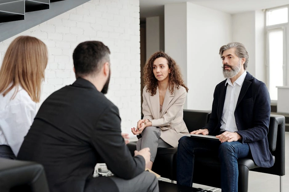 Manager in una sessione di coaching strategico